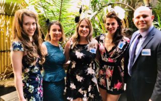 People dressed for the races