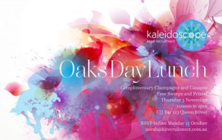 Kaleidoscope Legal Recruitment oaks day invitation