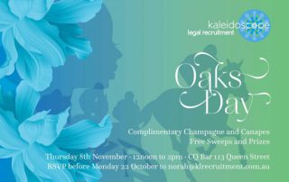 Kaleidoscope Legal Recruitment oaks day invitation